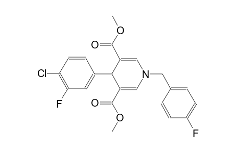 3,5-pyridinedicarboxylic acid, 4-(4-chloro-3-fluorophenyl)-1-[(4-fluorophenyl)methyl]-1,4-dihydro-, dimethyl ester
