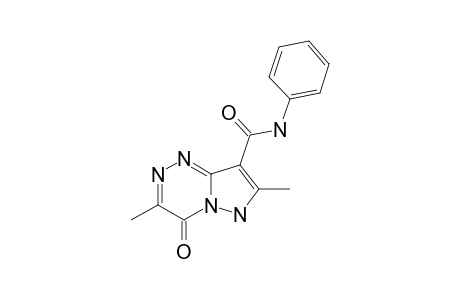 N-PHENYL-3,7-DIMETHYL-4-OXO-4,6-DIHYDROPYRAZOLO-[5,1-C]-[1,2,4]-TRIAZINE-8-CARBOXAMIDE