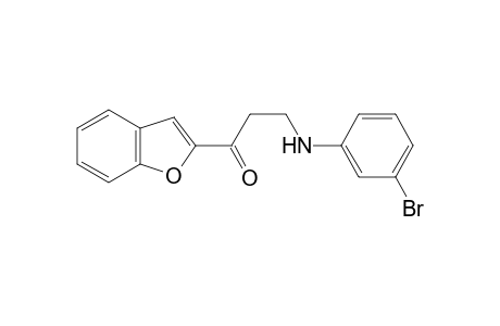 1-(1-benzofuran-2-yl)-3-(3-bromoanilino)propan-1-one