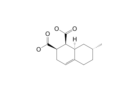 (1S,2R,7R,8aR)-7-methyl-1,2,3,5,6,7,8,8a-octahydronaphthalene-1,2-dicarboxylic acid
