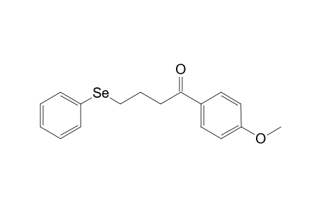 1-(4-Methoxyphenyl)-4-(phenylseleno)butan-1-one
