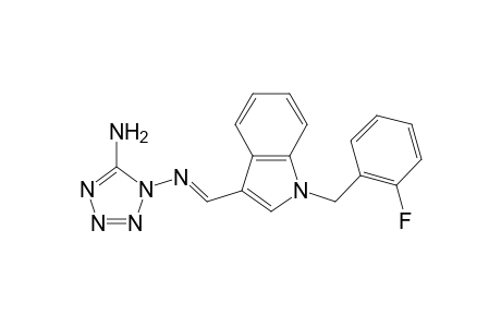 (1E)-1-N-({1-[(2-fluorophenyl)methyl]-1H-indol-3-yl}methylidene)-1H-1,2,3,4-tetrazole-1,5-diamine