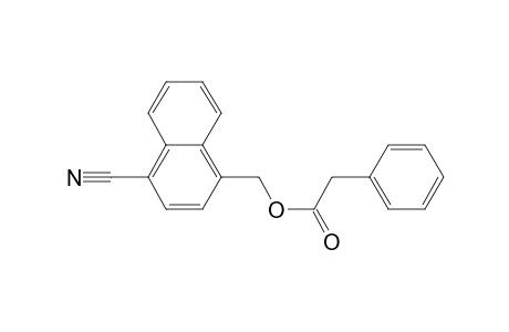 4-Cyano-1-naphthylmethyl phenylacetate