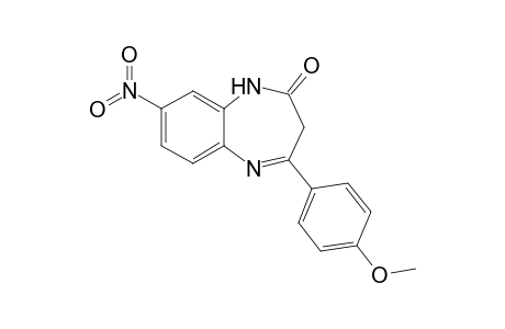 8-Nitro-4-(4-methoxyphenyl)-1H-1,5-benzodiazepin-2(3H)-one