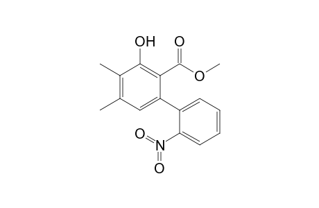 Methyl 3-hydroxy-4,5-dimethyl-2'-nitrobiphenyl-2-carboxylate