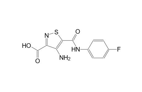 3-isothiazolecarboxylic acid, 4-amino-5-[[(4-fluorophenyl)amino]carbonyl]-