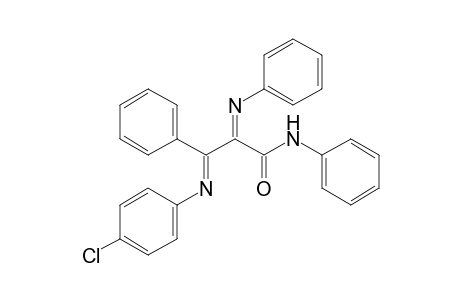 Benzenepropanamide, N-(4-chlorophenyl)-.alpha.,.beta.-bis(phenylimino)-