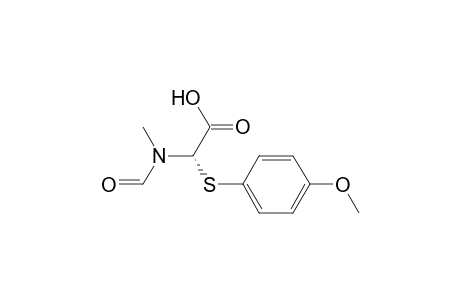 .alpha.-(4'-Methoxyphenylthio)-N-formyl-N-methylglycine