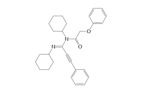N-cyclohexyl-N-(1-(cyclohexylimino)-3-phenylprop-2-ynyl)-2-phenoxyacetamide