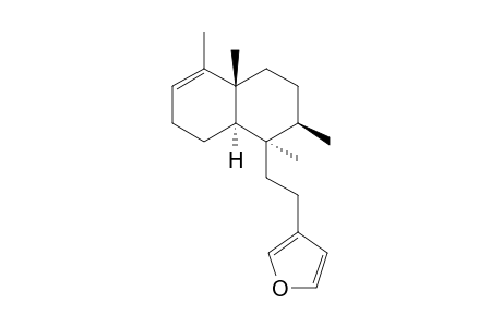 3-{2-[(4aR,5R,6R,8aR)-3,4,4a,5,6,7,8,8a-Octahydro-1,5,6,8a-tetramethyl-5-naphthyl]ethyl}furan