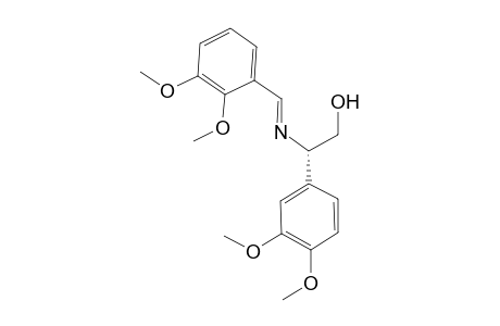 (S)-2-(3,4-Dimethoxy-phenyl)-2-{[1-(2,3-dimethoxy-phenyl)-meth-(E)-ylidene]-amino}-ethanol