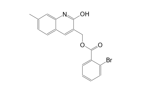 (2-hydroxy-7-methyl-3-quinolinyl)methyl 2-bromobenzoate