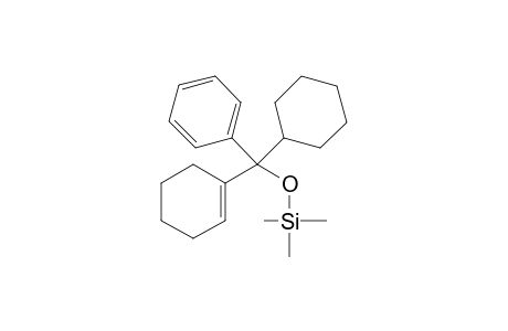 (cyclohex-1-en-1-yl(cyclohexyl)(phenyl)methoxy)trimethylsilane