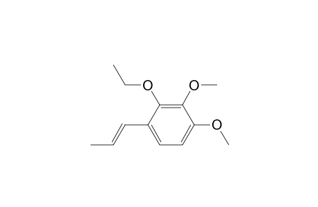 2-Ethoxy-3,4-dimethoxy-1-[(1E)-1-propenyl]benzene