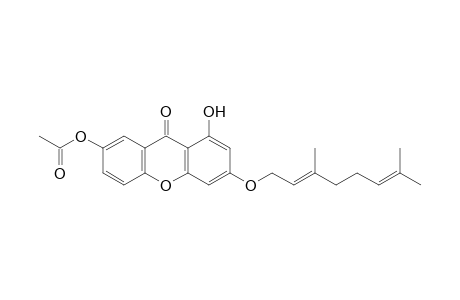 7-Acetoxy-3-geranyloxy-1-hydroxyxanthone