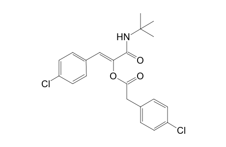 (Z)-1-(tert-butylcarbamoyl)-2-(4-chlorophenyl)vinyl 2-(4-chlorophenyl)acetate