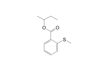 Benzoic acid, 2-(methylthio)-, 1-methylpropyl ester