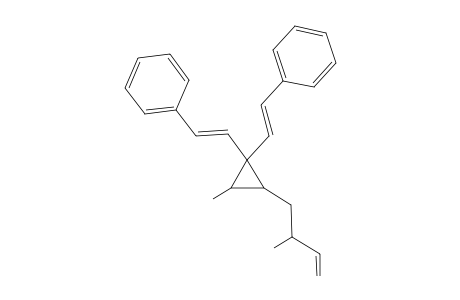 2-[3'"-(2"'-Methylbutenyl)]-3-methyl-1,1-bis[2'-phenylethenyl]cyclopropane