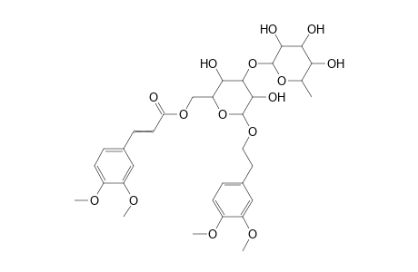 2-(3,4-Dimethoxyphenyl)ethyl .alpha.-(l)-rhamnopyranosyl(1.rar.3)-6-o-(di-o-methylcaffeoyl)-.beta.-(d)-glucopyranoside