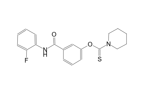 1-piperidinecarbothioic acid, O-[3-[[(2-fluorophenyl)amino]carbonyl]phenyl] ester