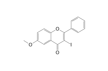 6-Methoxy-2-phenyl-3-iodo-4H-1-benzopyran-4-one