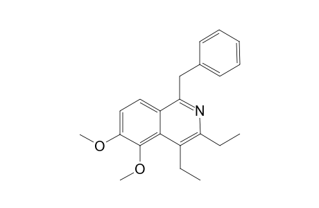 1-Benzyl-3,4-diethyl-5,6-dimethoxyisoquinoline