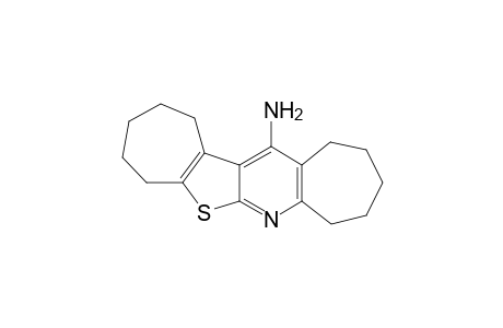 1,2,3,4,5,8,9,10,11,12-Decahydrocyclohepta[e]cyclohepta[4,5]-thieno[2,3-b]pyridin-13-amine