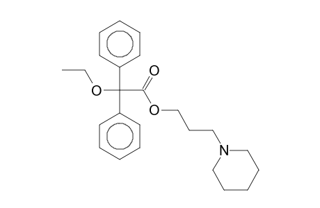 3-(1-Piperidinyl)propyl ethoxy(diphenyl)acetate