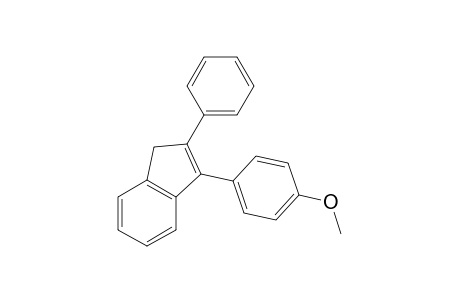 1H-Indene, 3-(4-methoxyphenyl)-2-phenyl-