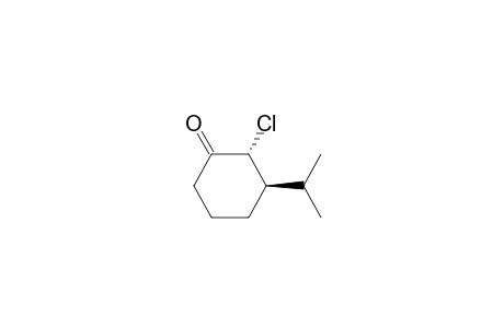 Cyclohexanone, 2-chloro-3-(1-methylethyl)-, trans-(.+-.)-