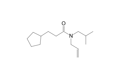 Propionamide, 3-cyclopentyl-N-allyl-N-isobutyl-