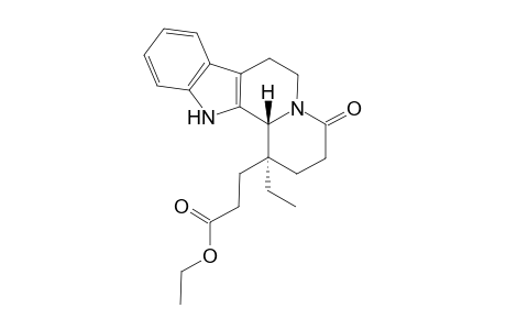 (trans)-Ethyl 3-[(1RS,12bSR)-1-Ethyl-1,2,3,4,6,7,12,12b-octahydro-4-oxoindolo[2,3-a]quinolizin-1-yl]propanoate