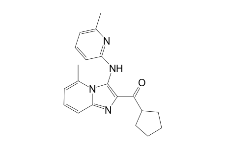 Cyclopentyl(5-methyl-3-(6-methylpyridin-2-ylamino)imidazo-[1,2-a]pyridin-2-yl)methanone