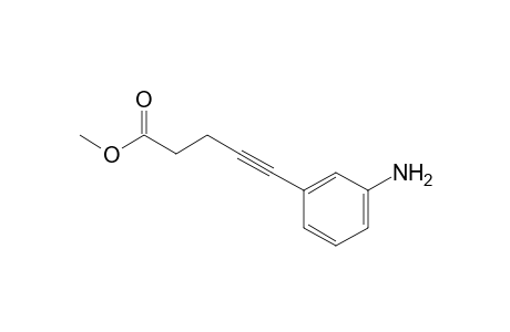5-[3'-Aminophenyl]pent-4-ynoic acid - Methyl ester