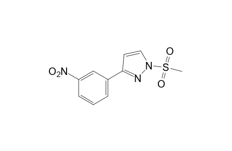 1-(methylsulfonyl)-3-(m-nitrophenyl)pyrazole