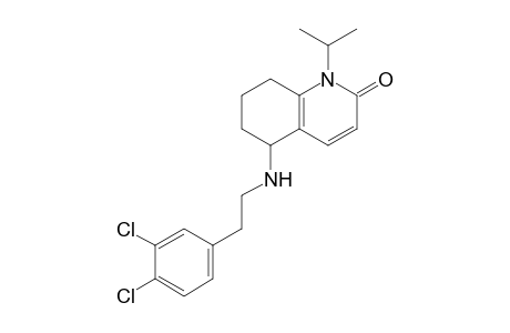 5-[2-(3,4-dichlorophenyl)ethylamino]-1-isopropyl-5,6,7,8-tetrahydroquinolin-2-one