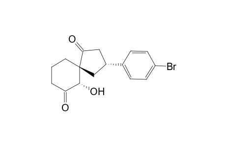 (3R,5R,6S)-3-(4-bromophenyl)-6-hydroxyspiro[4.5]decane-1,7-dione