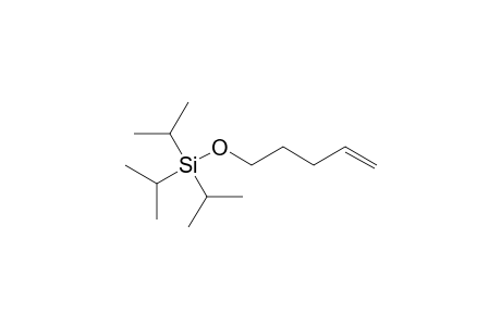 Pent-4-enoxy-tri(propan-2-yl)silane