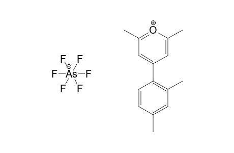 Pyrylium, 4-(2,4-dimethylphenyl)-2,6-dimethyl-, hexafluoroarsenate(1-), salt