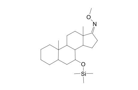 5.ALPHA.-ANDROSTAN-7.ALPHA.-OL-17-ONE(17-O-METHYLOXIME-7.ALPHA.-TRIMETHYLSILYL ETHER)