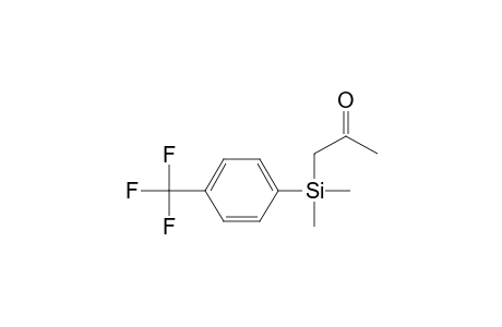 2-Propanone, 1-[dimethyl[4-(trifluoromethyl)phenyl]silyl]-