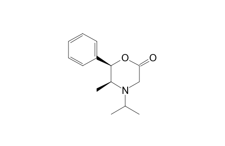 (5S,6R)-4-isopropyl-5-methyl-6-phenyl-morpholin-2-one