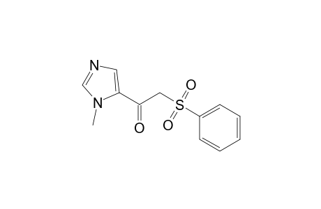 Ethanone, 1-(1-methyl-1H-imidazol-5-yl)-2-(phenylsulfonyl)-