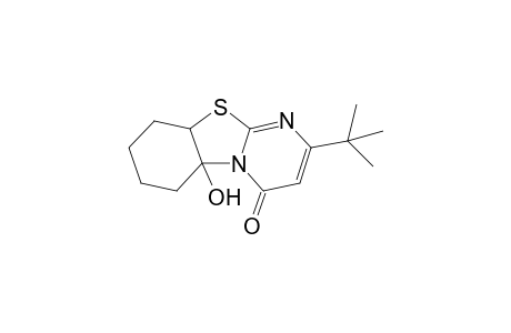 5a-Hydroxy-2-(t-butyl)-5a,6,7,8,9,9a-hexahydro-4H-pyrimido[2,1-b]benzothiazol-4-one