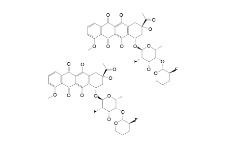 7-O-[2,6-DIDEOXY-2-FLUORO-4-O-(3-FLUOROTETRAHYDROPYRAN-2-YL)-ALPHA-L-TALOPYRANOSYL]-DAUNOMYCINONE