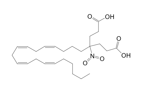 4-Nitro-4-[(4Z,7Z,10Z,13Z)-nonadeca-4,7,10,13-tetraenyl]heptanedioic acid