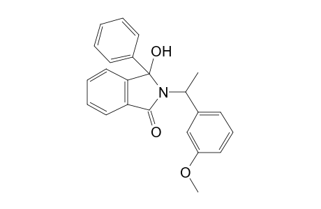 2-[1-(3-methoxyphenyl)ethyl]-3-oxidanyl-3-phenyl-isoindol-1-one