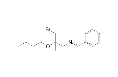 N-(Benzylidene)-3-bromo-2-butoxy-2-methylpropylamine