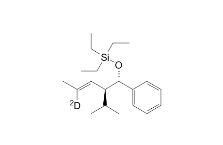 (E)-[(2-isopropyl-1-phenyl-4-deuteriopent-3-enyl))oxy]triethylsilane