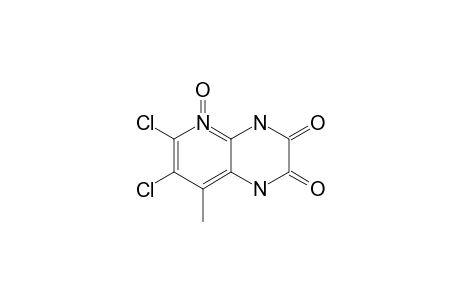 6,7-DICHLORO-8-METHYL-1,4-DIHYDRO-PYRIDO-[2,3-B]-PYRAZINE-2,3-DIONE-N-OXIDE